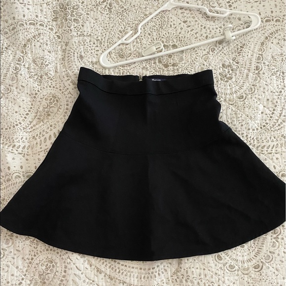 Madewell black skater skirt Sz 2 - Picture 2 of 6
